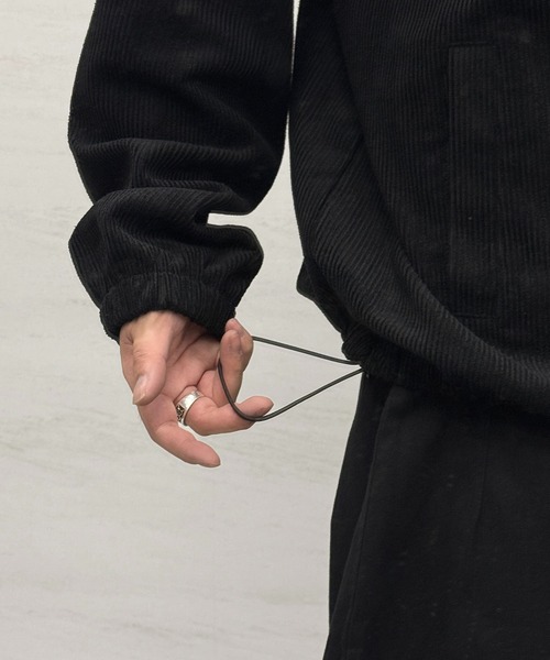 ILL'S(イルズ)の「コーデュロイ スウィングトップジャケット メンズ レディース ユニセックス(ブルゾン・メンズ・ブラウン/ブラック/ネイビー・L/M)」の13枚目の写真