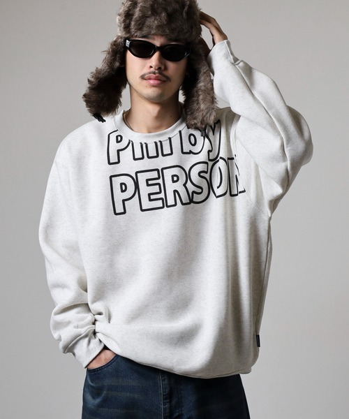 FUNALIVE(ファンアライブ)の「キングサイズ(大きなサイズ) PERSON'S裏起毛トレーナー unisex(スウェット・メンズ・ホワイト/杢グレー/ブラック・4L/3L)」の2枚目の写真