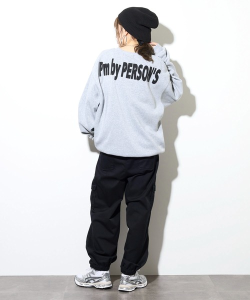 FUNALIVE(ファンアライブ)の「キングサイズ(大きなサイズ) PERSON'S裏起毛トレーナー unisex(スウェット・メンズ・ホワイト/杢グレー/ブラック・4L/3L)」の6枚目の写真