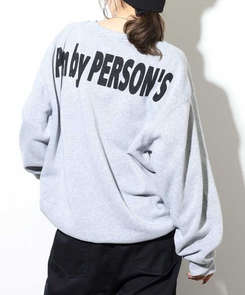 FUNALIVE(ファンアライブ)の「キングサイズ(大きなサイズ) PERSON'S裏起毛トレーナー unisex(スウェット・メンズ・ホワイト/杢グレー/ブラック・4L/3L)」の4枚目の写真