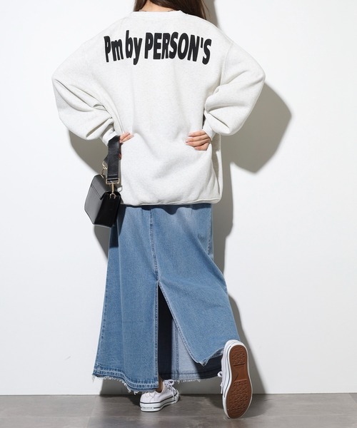 FUNALIVE(ファンアライブ)の「キングサイズ(大きなサイズ) PERSON'S裏起毛トレーナー unisex(スウェット・メンズ・ホワイト/杢グレー/ブラック・4L/3L)」の12枚目の写真