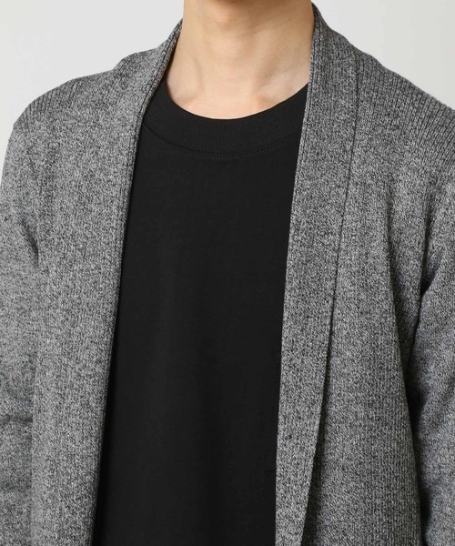 ARCADE（アーケード）の「縦織り柄でスマートに魅せる！ 春の着流しボタンレスロングカーディガン（カーディガン/ボレロ・メンズ・ライトグレー/グレイッシュベージュ/ワイン/ブラック/ネイビー・XL/L/M）」の10枚目の写真