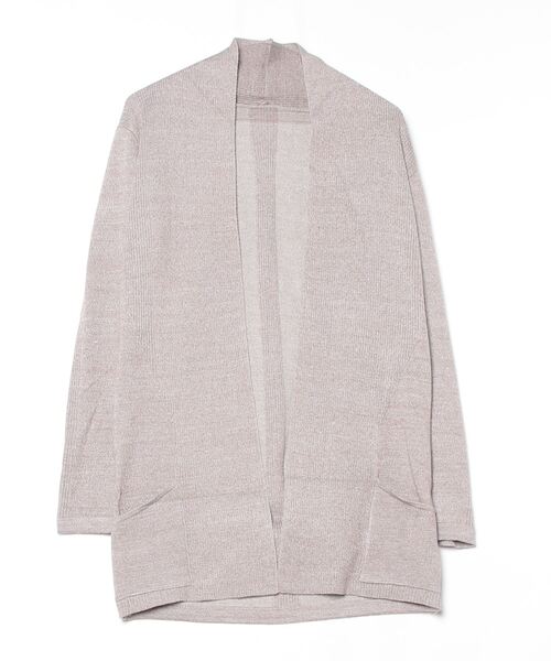 ARCADE（アーケード）の「縦織り柄でスマートに魅せる！ 春の着流しボタンレスロングカーディガン（カーディガン/ボレロ・メンズ・ライトグレー/グレイッシュベージュ/ワイン/ブラック/ネイビー・XL/L/M）」の9枚目の写真