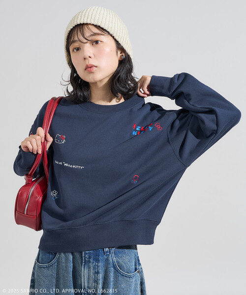 お値下げ⭐︎INGEBORG ハローキティ ブラックスウェット お値下げ⭐︎INGEBORG ハローキティ ブラックスウェット ハロー