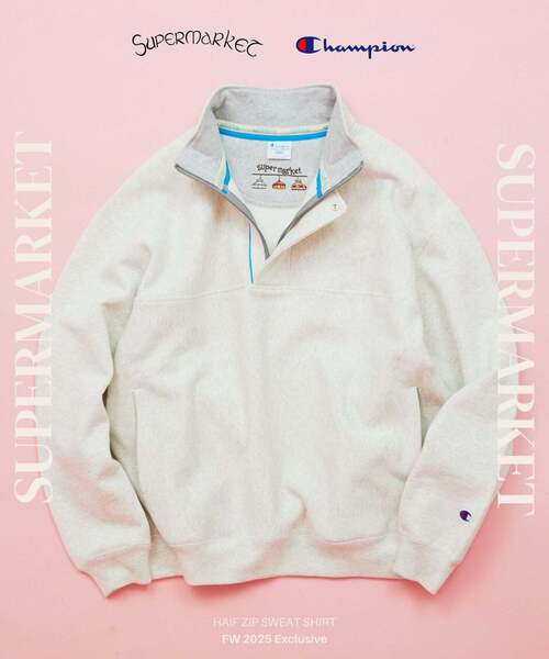 CHAMPION / チャンピオン for スーパーマーケット ハーフ ジップ