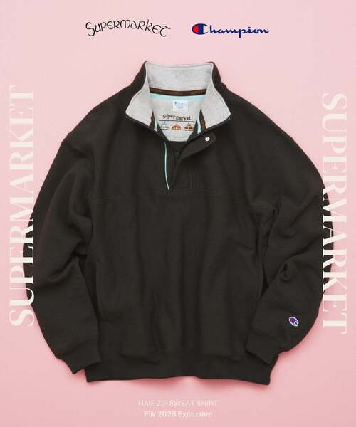 CHAMPION / チャンピオン for スーパーマーケット ハーフ ジップ