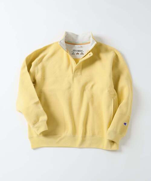 Champion（チャンピオン）の「CHAMPION / チャンピオン for スーパーマーケット ハーフ ジップ スウェット（スウェット・メンズ・ブラック/アイボリー/ボルドー/イエロー・MEDIUM/LARGE）」の15枚目の写真