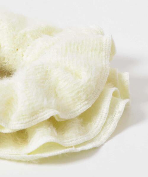 KBF(ケイビーエフ)の「ダブルフェザーシュシュ(ヘアゴム・レディース・ブラック/アイボリー・ONE)」の8枚目の写真