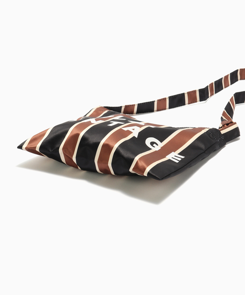 SUBLIME(サブライム)の「ストライプ サコッシュ(ショルダーバッグ・メンズ・ベージュ/ネイビー/カーキ/ブラック・FREE)」の6枚目の写真