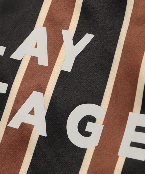 SUBLIME(サブライム)の「ストライプ サコッシュ(ショルダーバッグ・メンズ・ベージュ/ネイビー/カーキ/ブラック・FREE)」の9枚目の写真