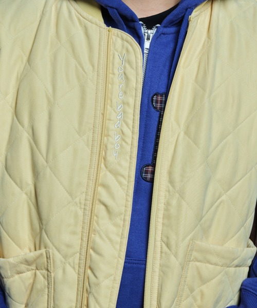 common gull products.(コモンガルプロダクツ)の「ぬるい風と一緒にキルティングベスト(その他アウター・レディース・ブラウン系/グレー系/イエロー系・LARGE/MEDIUM/SMALL)」の17枚目の写真