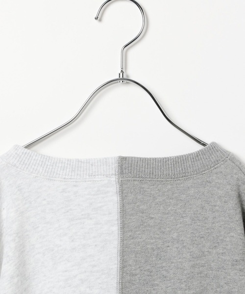 LEPSIM（レプシィム）の「【KIDS】【DISCUS／ディスカス】切り替えスウェット　580724（スウェット・キッズ・イエロー× ブルー/グレー・130）」の5枚目の写真