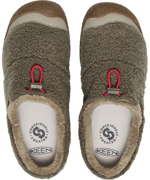 KEEN（キーン）の「HOWSER III SLIDE / ハウザー スリー スライド / レディース スリッポン スニーカー（スリッポン・レディース・ダークベージュ・22.5cm/23cm/23.5cm/24cm/24.5cm/25cm/25.5cm/26cm）」の4枚目の写真