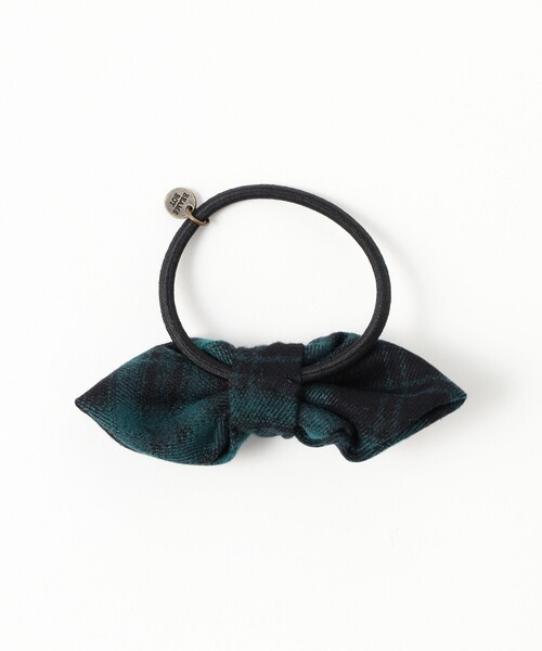 BEAMS BOY（ビームスボーイ）の「チェック リボン ヘアゴム（ヘアゴム・レディース・ブラウン/ブラック/ダークグリーン・ONE SIZE）」の8枚目の写真