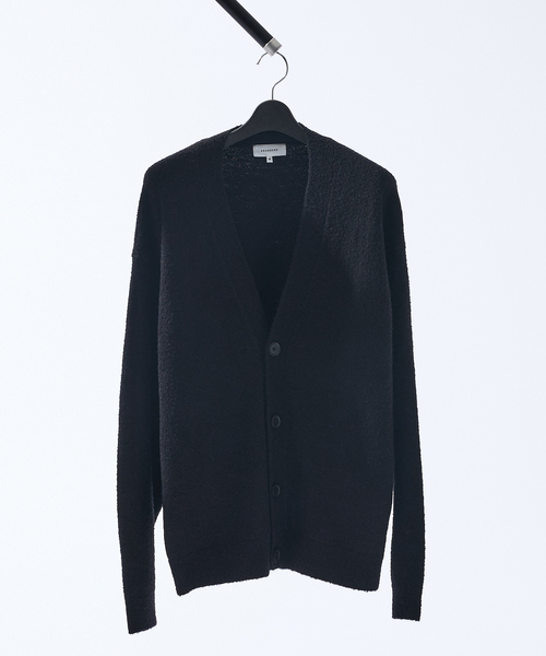 ABAHOUSE（アバハウス）の「ウールミックス ブークレーニット カーディガン（カーディガン/ボレロ・メンズ・ピンクベージュ/ブラック/グレー・46/48）」の19枚目の写真