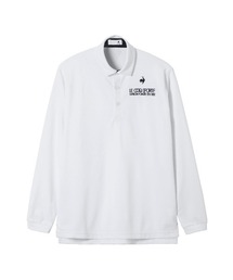 【le coq sportif GOLF】吸汗速乾/ストレッチ/UVカットジャガード長袖シャツ ゴルフウェア