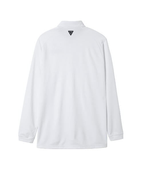 le coq sportif GOLF(ルコックスポルティフゴルフ)の「【le coq sportif GOLF】吸汗速乾/ストレッチ/UVカットジャガード長袖シャツ ゴルフウェア(ポロシャツ・メンズ・カーキ/ネイビー/ホワイト・M/L/XL/3L)」の7枚目の写真