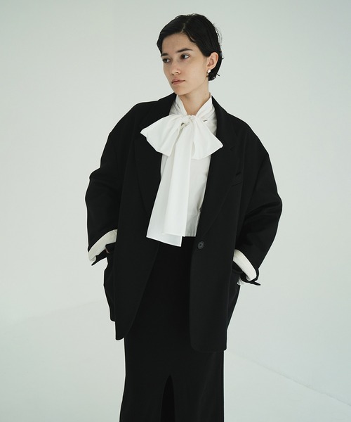 セール】RIBBON ZIP SHIRTS（シャツ/ブラウス）｜CLANE（クラネ）の