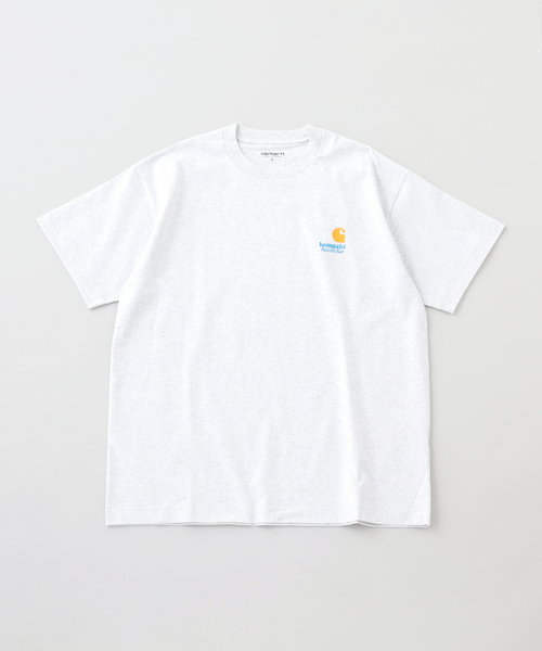 Carhartt WIP(カーハートダブリューアイピー)の「Carhartt WIP x Kompakt Record Bar T-Shirt(Tシャツ/カットソー・メンズ・ブルー/グレー・MEDIUM/LARGE)」の1枚目の写真