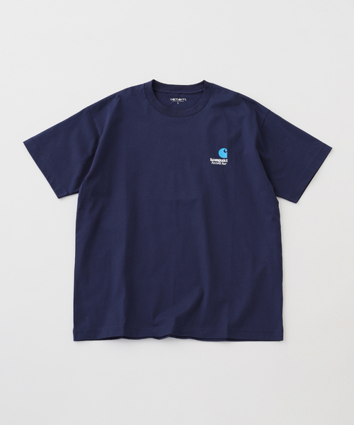 Carhartt WIP(カーハートダブリューアイピー)の「Carhartt WIP x Kompakt Record Bar T-Shirt(Tシャツ/カットソー・メンズ・ブルー/グレー・MEDIUM/LARGE)」の7枚目の写真