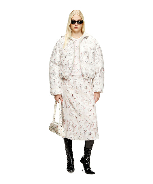 DIESEL（ディーゼル）の「ウィメンズ パファージャケット W-INNER-R1（ブルゾン・レディース・ホワイト系その他・38/40/42）」の3枚目の写真