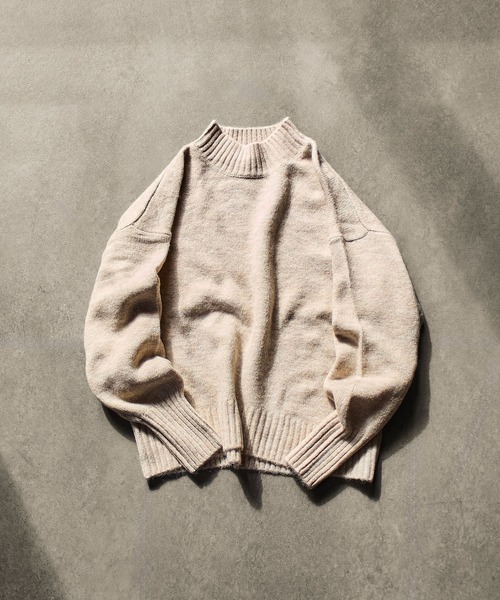 ROSE BUD(ローズバッド)の「【WEB・一部店舗限定】 BASIC HIGH NECK KNIT(ニット/セーター・レディース・ブラウン/レッド/ブルー/オフホワイト・ONE SIZE)」の2枚目の写真