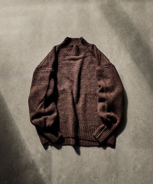 ROSE BUD(ローズバッド)の「【WEB・一部店舗限定】 BASIC HIGH NECK KNIT(ニット/セーター・レディース・ブラウン/レッド/ブルー/オフホワイト・ONE SIZE)」の11枚目の写真
