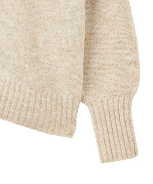 ROSE BUD(ローズバッド)の「【WEB・一部店舗限定】 BASIC HIGH NECK KNIT(ニット/セーター・レディース・ブラウン/レッド/ブルー/オフホワイト・ONE SIZE)」の7枚目の写真