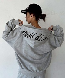 d.i.a. パーカー S-BOXT-HOOD-ZIP-DIV Zip-up hoodie with Diesel embroidery