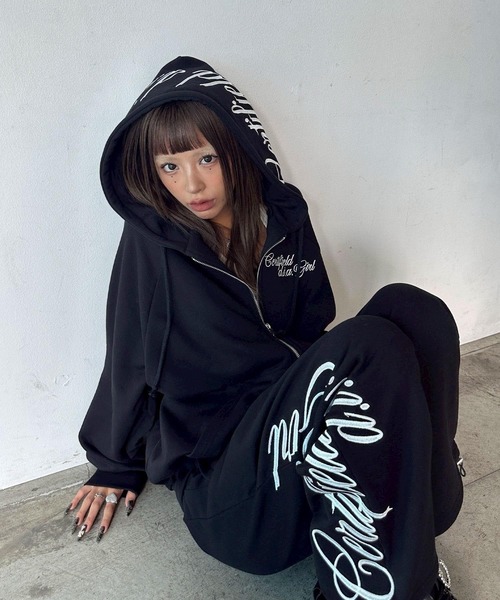 d.i.aパーカー オーバーサイズ フーディー ジップパーカー（パーカー）｜d.i.a.