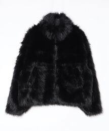 Per sist ence（パーシエンス）の「フェイクファーダブルジップジャケット（ブルゾン・レディース）」