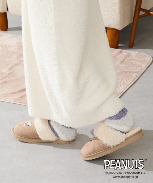 ORiental TRaffic（オリエンタルトラフィック）の「PEANUTS デザイン ファー ルームシューズ /G-0501(S)（その他シューズ・レディース・グレー/ベージュ/グリーン・M/L）」の15枚目の写真