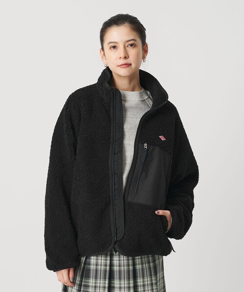 DANTON（ダントン）の「＜DANTON＞スタンド ボアジャケット（その他アウター・レディース・オフホワイト/ブラック・M）」の3枚目の写真