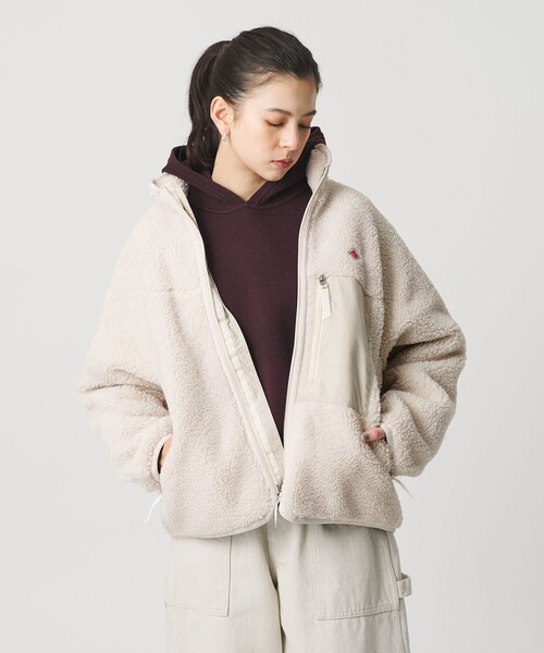 DANTON（ダントン）の「＜DANTON＞スタンド ボアジャケット（その他アウター・レディース・オフホワイト/ブラック・M）」の7枚目の写真