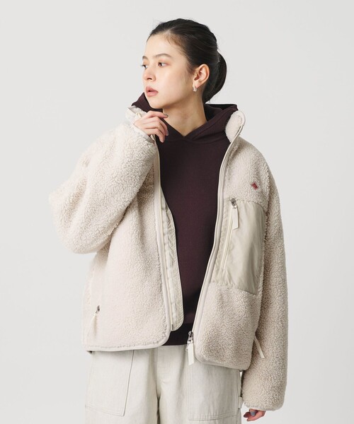 DANTON（ダントン）の「＜DANTON＞スタンド ボアジャケット（その他アウター・レディース・オフホワイト/ブラック・M）」の9枚目の写真