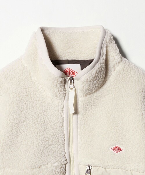 DANTON（ダントン）の「＜DANTON＞スタンド ボアジャケット（その他アウター・レディース・オフホワイト/ブラック・M）」の16枚目の写真