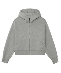 A BATHING APE フード付き トレーナー（レディースLサイズ、グレー） A BATHING APE｜アベイシングエイプ（レディース）のパーカー（グレー