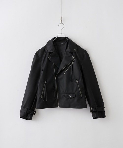 Spielio】 Vintage-like riders jacket / ヴィンテージライク合皮