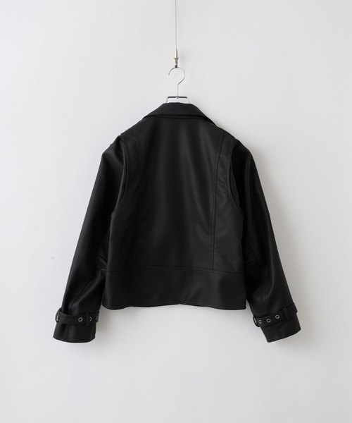 Spielio】 Vintage-like riders jacket / ヴィンテージライク合皮