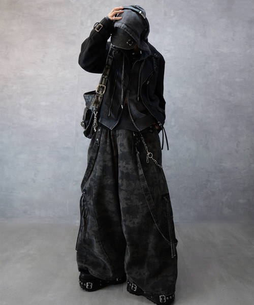 Spielio】 Vintage-like riders jacket / ヴィンテージライク合皮