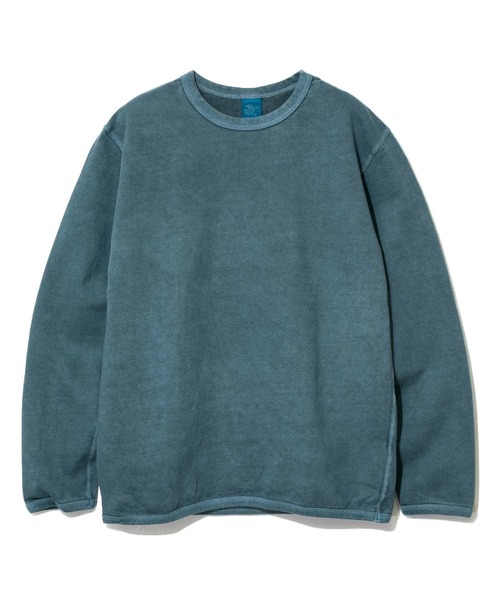 Good On（グッドオン）の「Good On/グッドオン　LS CREW SWEAT（スウェット・メンズ・ライトイエロー/ブラック/ナチュラル/ブルー系/ブルー系その他/コーラルピンク・MEDIUM/LARGE/X-LARGE）」の3枚目の写真