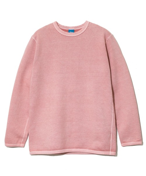 Good On（グッドオン）の「Good On/グッドオン　LS CREW SWEAT（スウェット・メンズ・ライトイエロー/ブラック/ナチュラル/ブルー系/ブルー系その他/コーラルピンク・MEDIUM/LARGE/X-LARGE）」の6枚目の写真