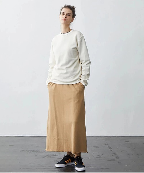 Good On（グッドオン）の「Good On/グッドオン　LS CREW SWEAT（スウェット・メンズ・ライトイエロー/ブラック/ナチュラル/ブルー系/ブルー系その他/コーラルピンク・MEDIUM/LARGE/X-LARGE）」の10枚目の写真