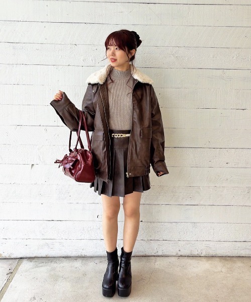 セール】ファーツキゴウヒジャケット（その他アウター）｜FUN（ファン