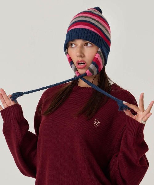2025Limited Edition ボーダー ニット帽 TINA：JOJUN（ニットキャップ