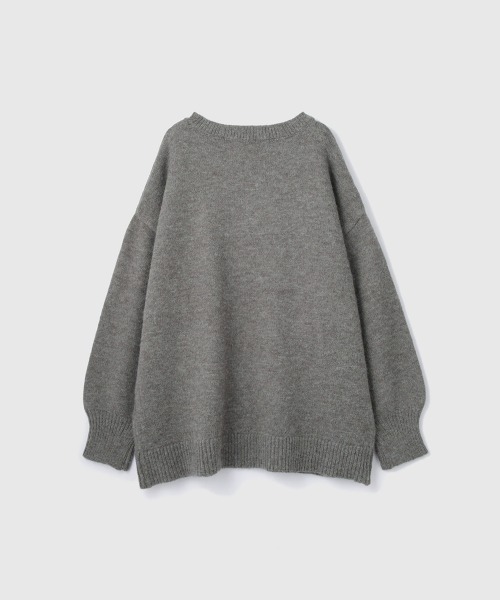 VICKY（ビッキー）の「アルパカタッチVネックニットプルオーバー≪手洗い可能≫（ニット/セーター・レディース・ブラック/ブラウン/ライトグレー・M）」の5枚目の写真