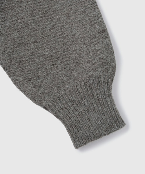 VICKY（ビッキー）の「アルパカタッチVネックニットプルオーバー≪手洗い可能≫（ニット/セーター・レディース・ブラック/ブラウン/ライトグレー・M）」の7枚目の写真