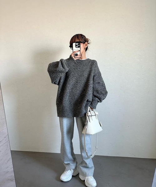 CFT.(シフト)の「ストレートスウェットパンツ(スウェットパンツ・レディース・グレー・FREE)」の7枚目の写真