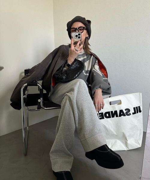 CFT.(シフト)の「ストレートスウェットパンツ(スウェットパンツ・レディース・グレー・FREE)」の8枚目の写真