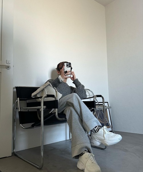 CFT.(シフト)の「ストレートスウェットパンツ(スウェットパンツ・レディース・グレー・FREE)」の10枚目の写真